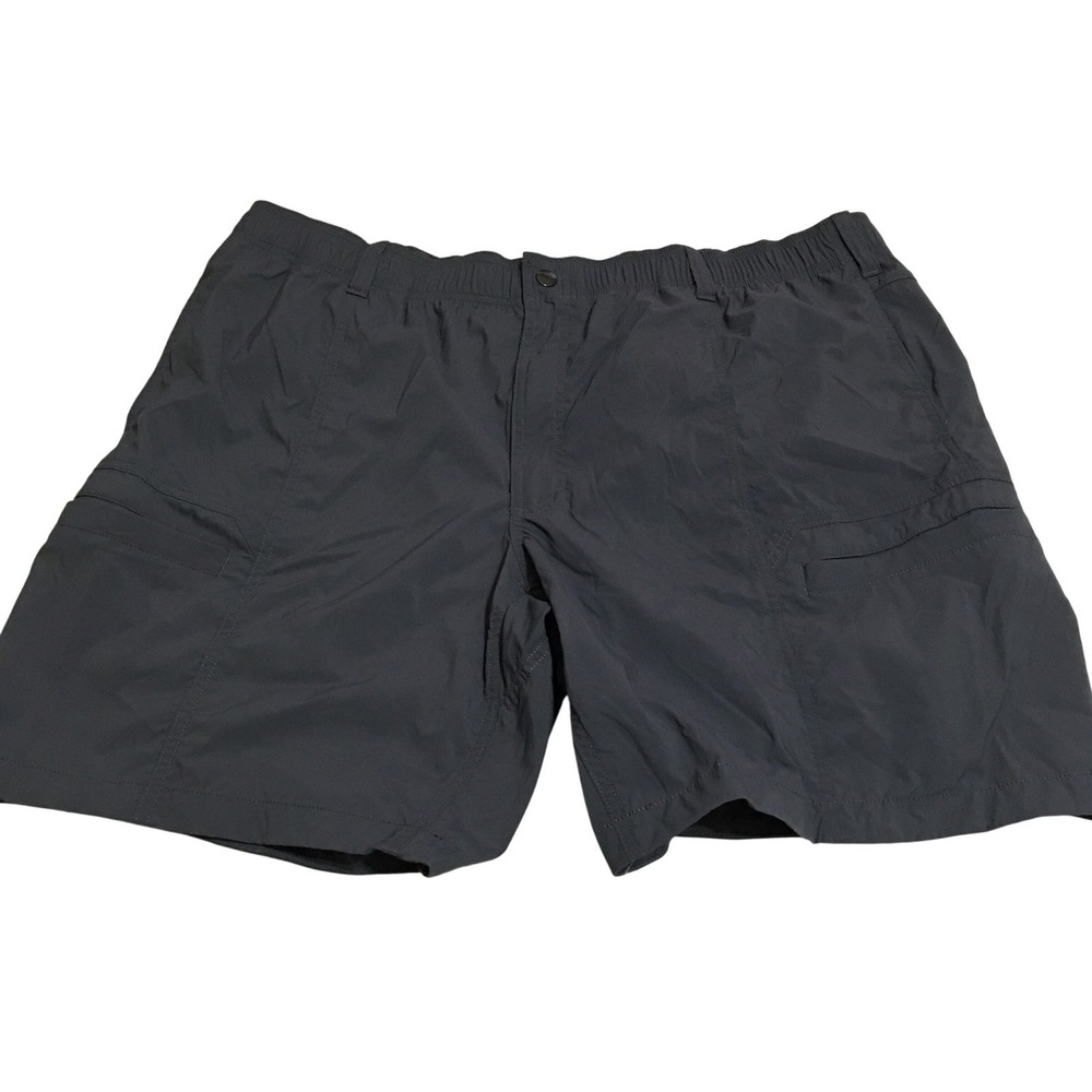 Duluth Trading Co Cargo Shorts Men 44 Gray Hiking